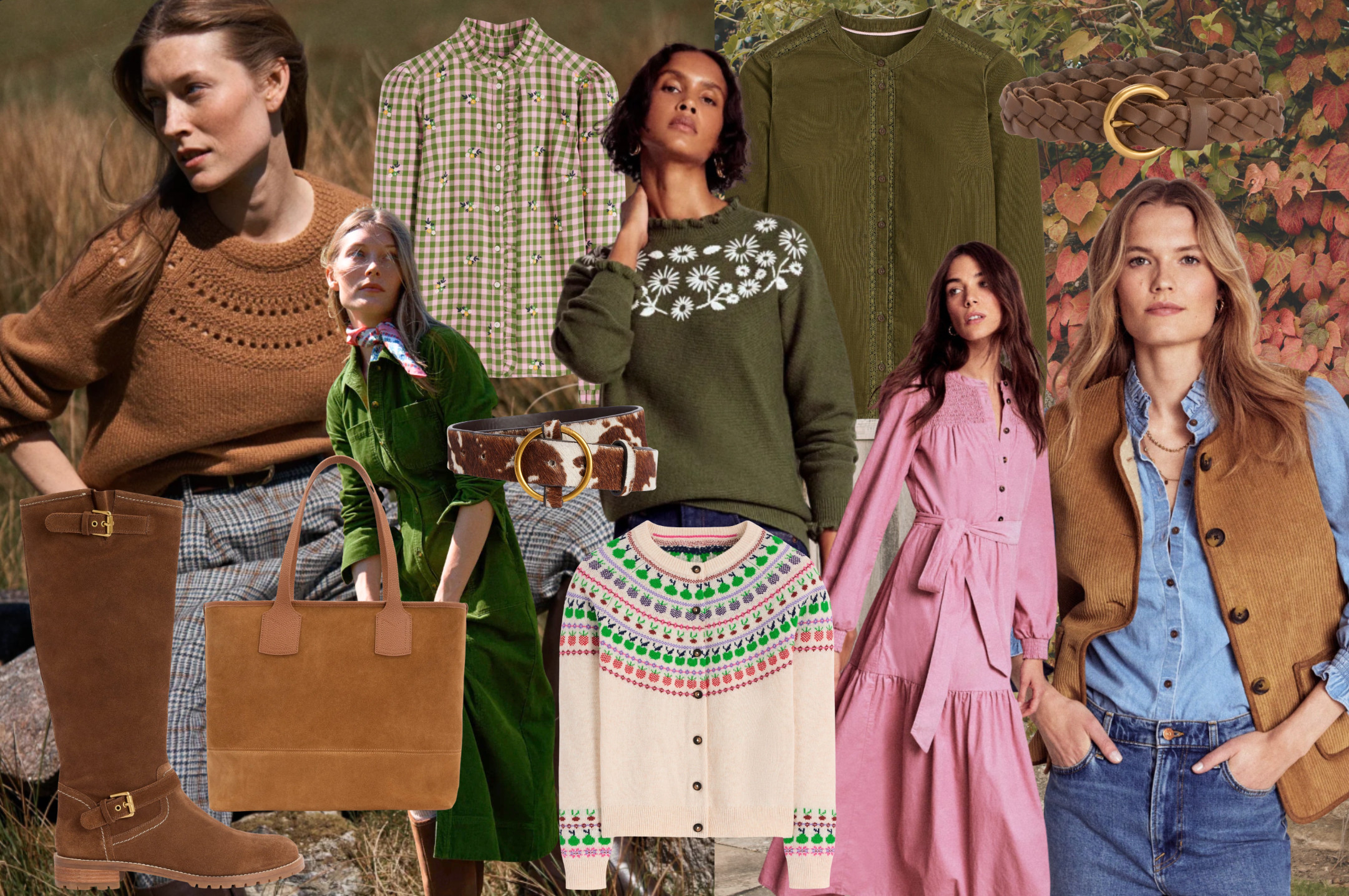New in Autumn staples from the high-street 🍁Cottage core aesthetic, cosy knitwear, suede accessories, country style 🫶🏻 Boden new in! 

 #LTKFashionMonth #LTKuk #LTKautumn