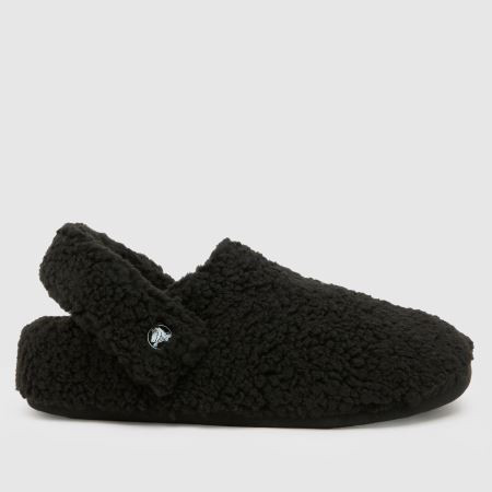 Womens Black Crocs Classic Cozzzy Slippers | schuh | Schuh