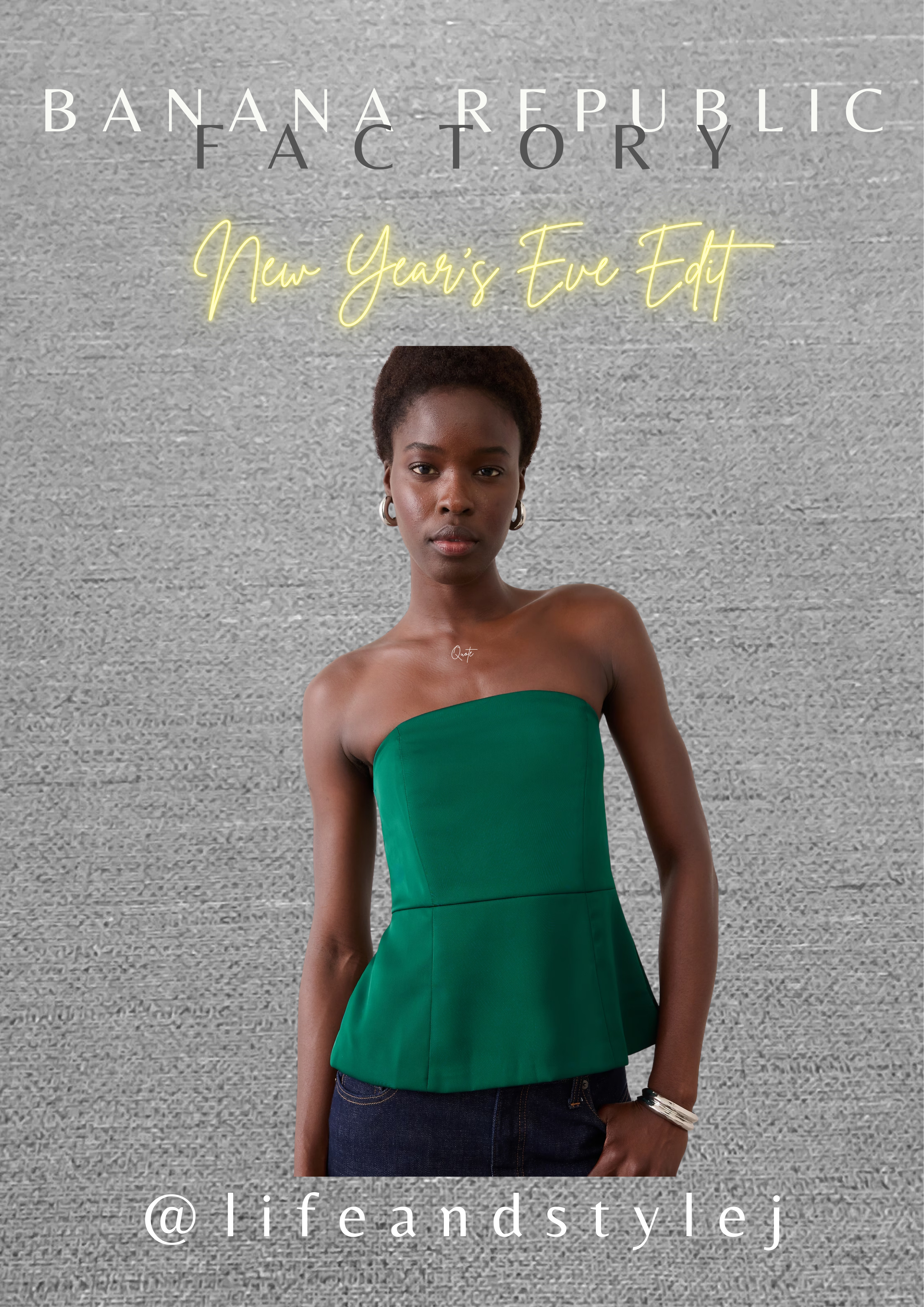 New Years Eve style gets a modern update with the Banana Republic Factory satin corset top, a sleek and flattering choice for midlife, ageless fashion. Style it with high rise tailored trousers or a midi skirt, add a sharp blazer and minimal heels for a confident evening look that feels polished and current. #MidlifeStyle #AgelessFashion #NewYearsEveStyle #SatinTop #EveningOutfits  

 #LTKHoliday #LTKootd #LTKOver40