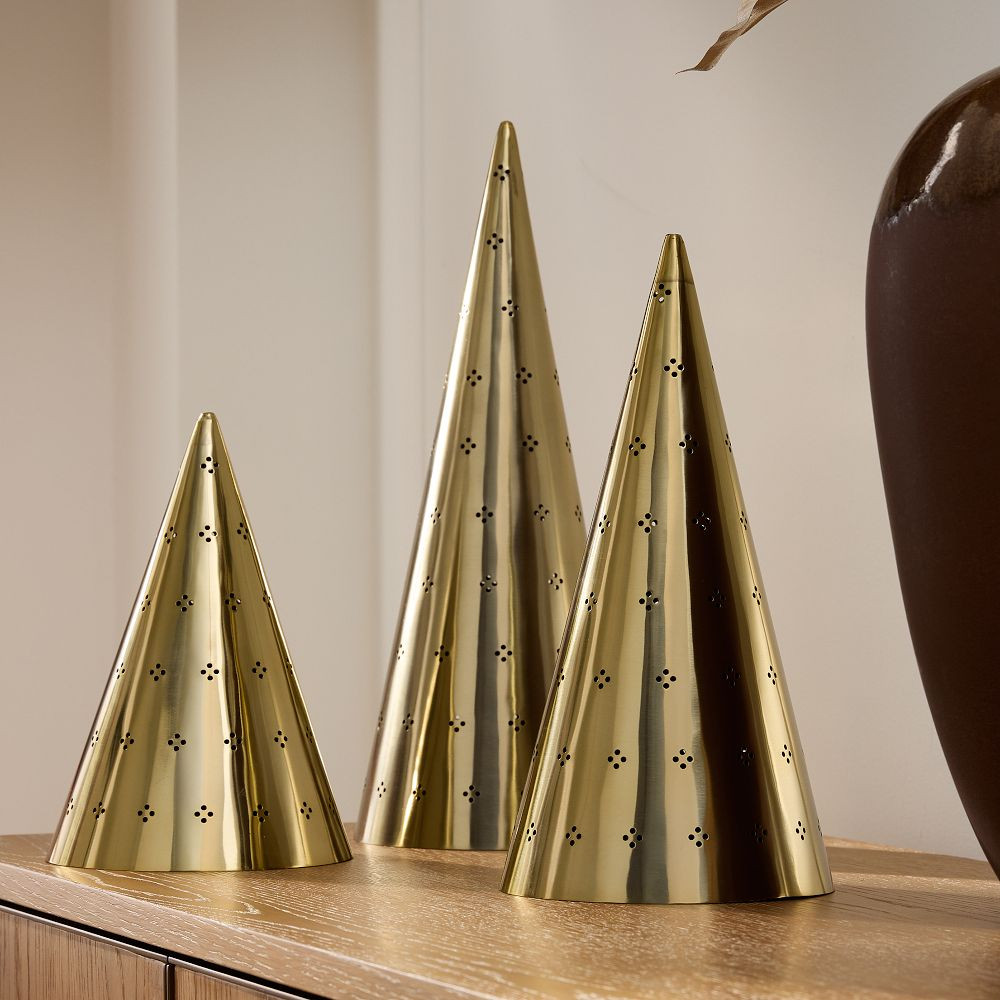 Punched Metal Tabletop Trees | West Elm (US)