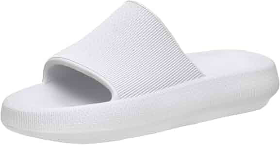 Cushionaire Women's Feather recovery slide sandals with +Comfort | Amazon (US)