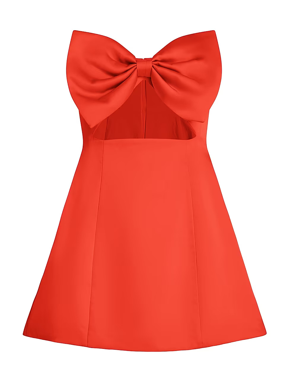 Estelle Satin Bow Minidress | Saks Fifth Avenue