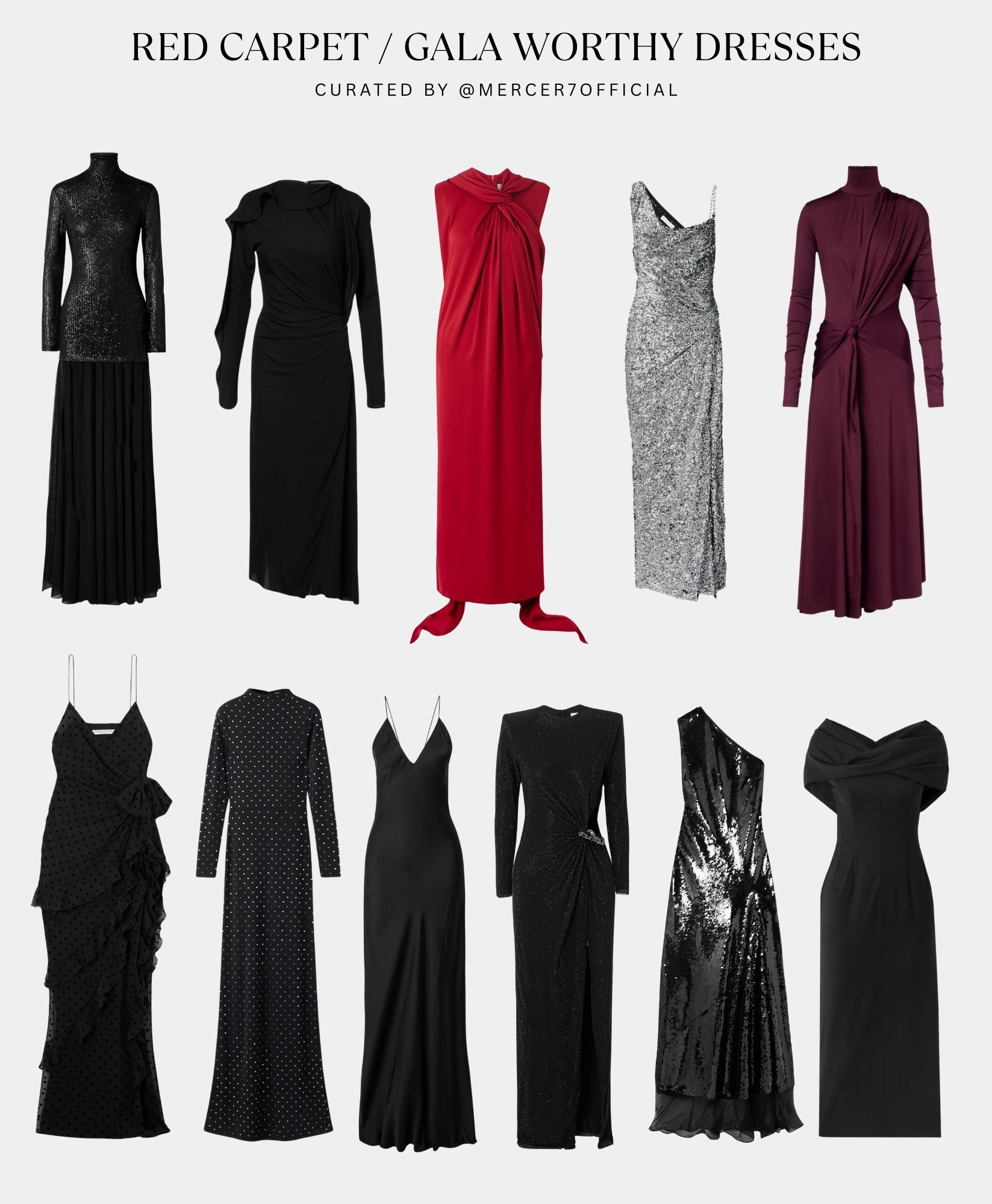 Gowns for party season!

#LTKluxury #LTKdresses #LTKwinter