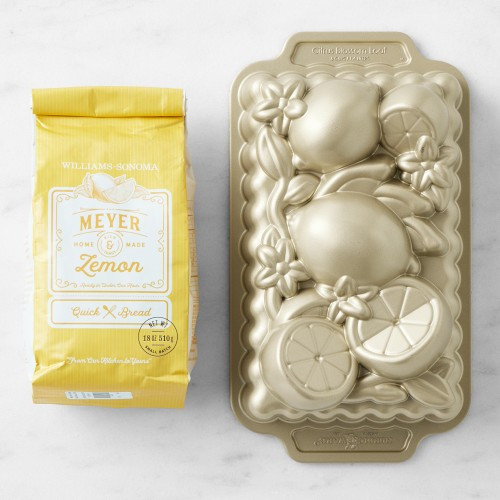 Nordic Ware Citrus Blossom Loaf Pan and Meyer Lemon Quickbread Mix | Williams-Sonoma
