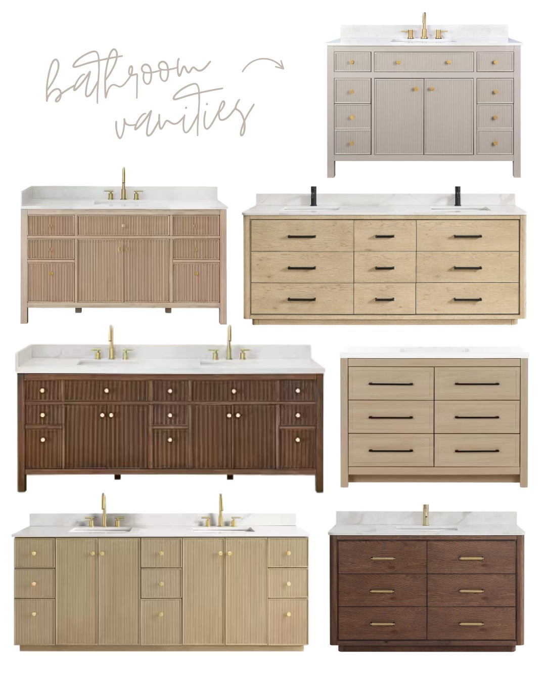 Designer look for less! Bathroom vanities! Top is included and they’re on sale!

Bathroom designs, bathroom inspiration, bathroom vanities, bathroom ideas

#LTKHome #LTKSaleAlert