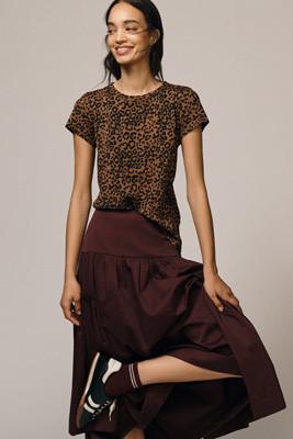 rag & bone Allover Leopard Print Tee | Anthropologie (US)