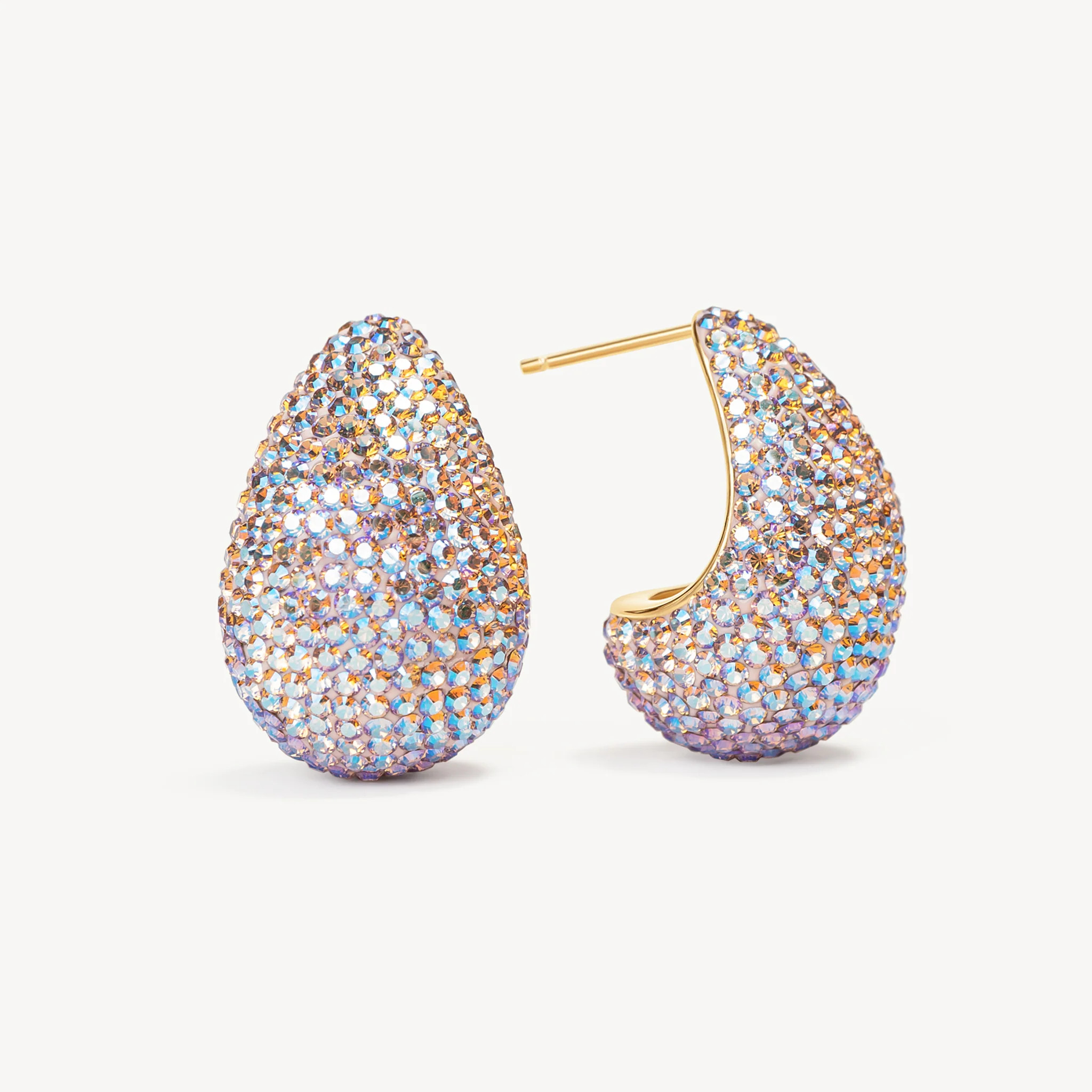 Dream Puff Sparkle Stud Earrings | Hillberg & Berk | Hillberg & Berk