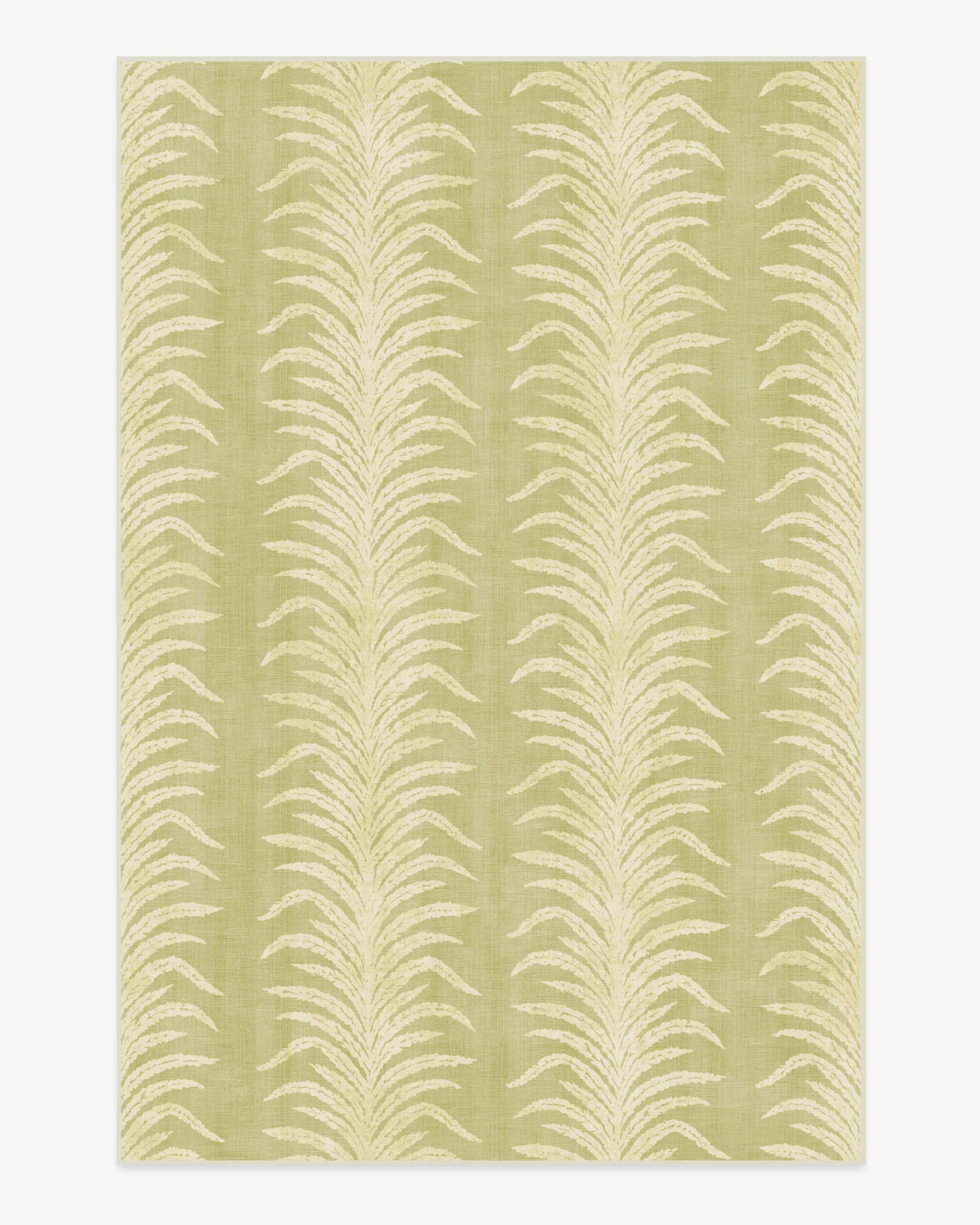 Tree Fern Matcha Green Rug | Ruggable
