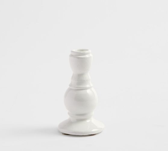 Handcrafted Emery Ceramic Candle Holder | Pottery Barn (US)