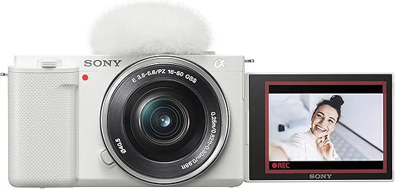 Sony Alpha ZV-E10 - APS-C Interchangeable Lens Mirrorless Vlog Camera Kit - White       Parent AS... | Amazon (US)