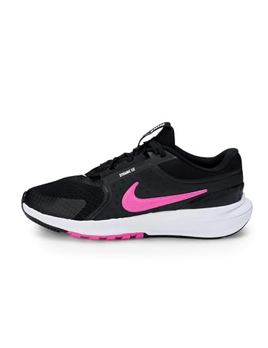 Nike Big Kids' Star Runner 5 Running Shoes, Black/Laser Fuchsia-Anthracite-White, 4.5Y | Amazon (US)