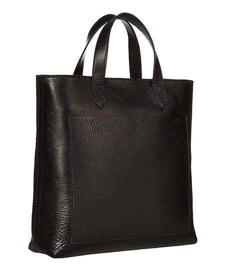 Madewell True Black Front-Pocket Small Transport Convertible Tote | Zulily