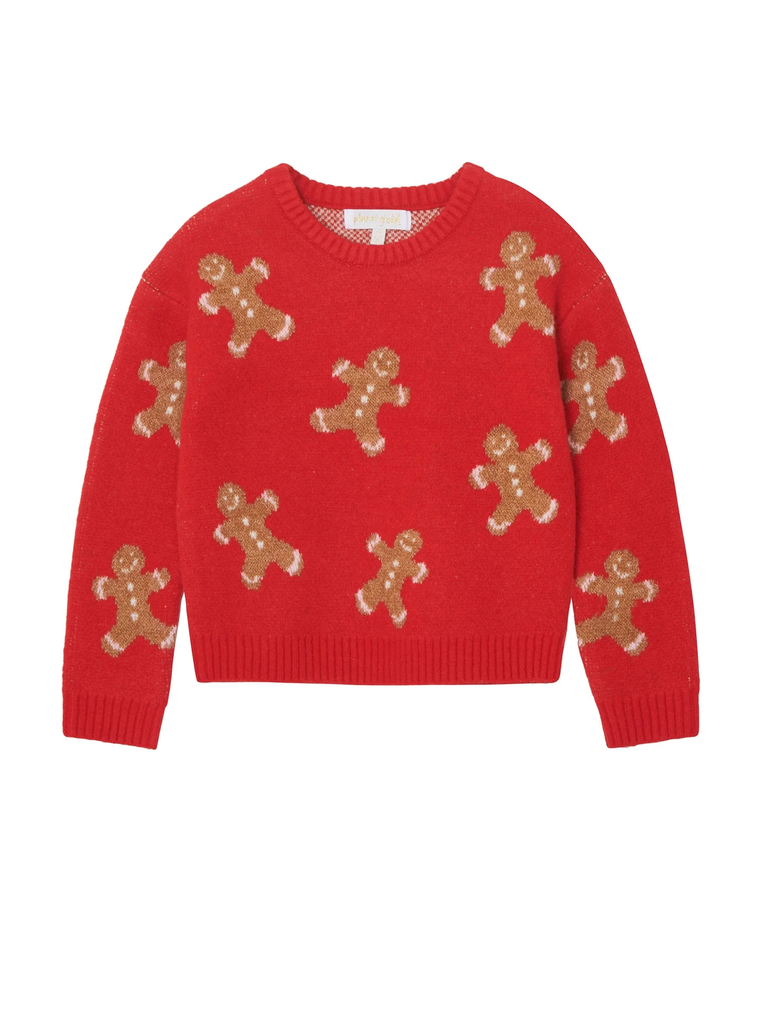 Planet Gold Girls Bow Print Ombre Sweater, Sizes 12M-18 | Walmart (US)