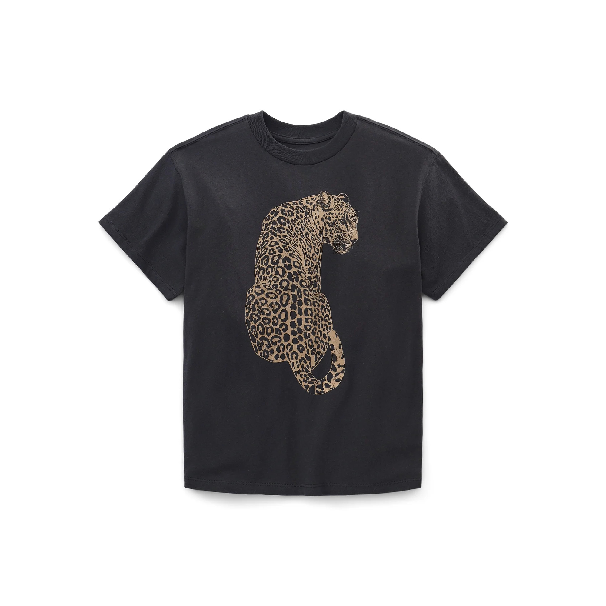 Weekend Academy Girls Short Sleeve Boxy Graphic T-Shirt, Sizes 4-18 - Walmart.com | Walmart (US)