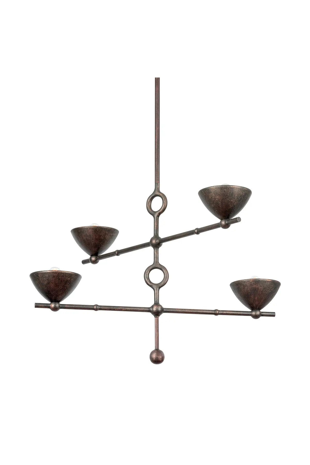 Vishal Italian Inspired Sculptural Chandelier | THELIFESTYLEDCO | THELIFESTYLEDCO