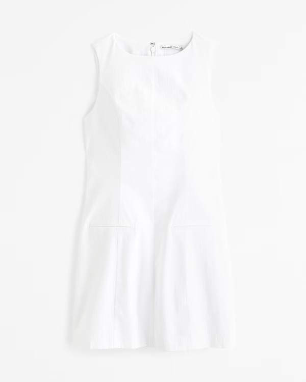 Women's High-Neck Stretch Mini Dress | Women's Clearance | Abercrombie.com | Abercrombie & Fitch (US)