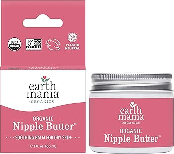 Organic Nipple Butter™ Breastfeeding Cream by Earth Mama | Lanolin-free, Postpartum Essentials ... | Amazon (US)