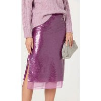 ASTR the Label | Shirin Sequin Pencil Skirt in Lilac | Size S | ASTR The Label (US)