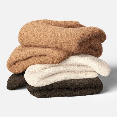 Teddy Boucle Throw Blanket - Threshold™ | Target