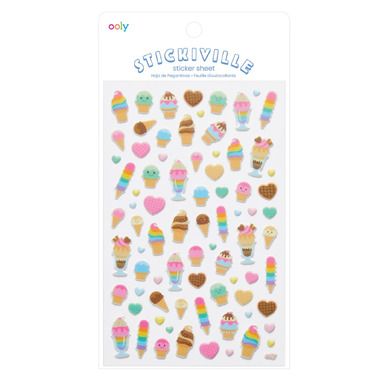 OOLY Stickiville Stickers Standard Ice Cream Dream | Well.ca
