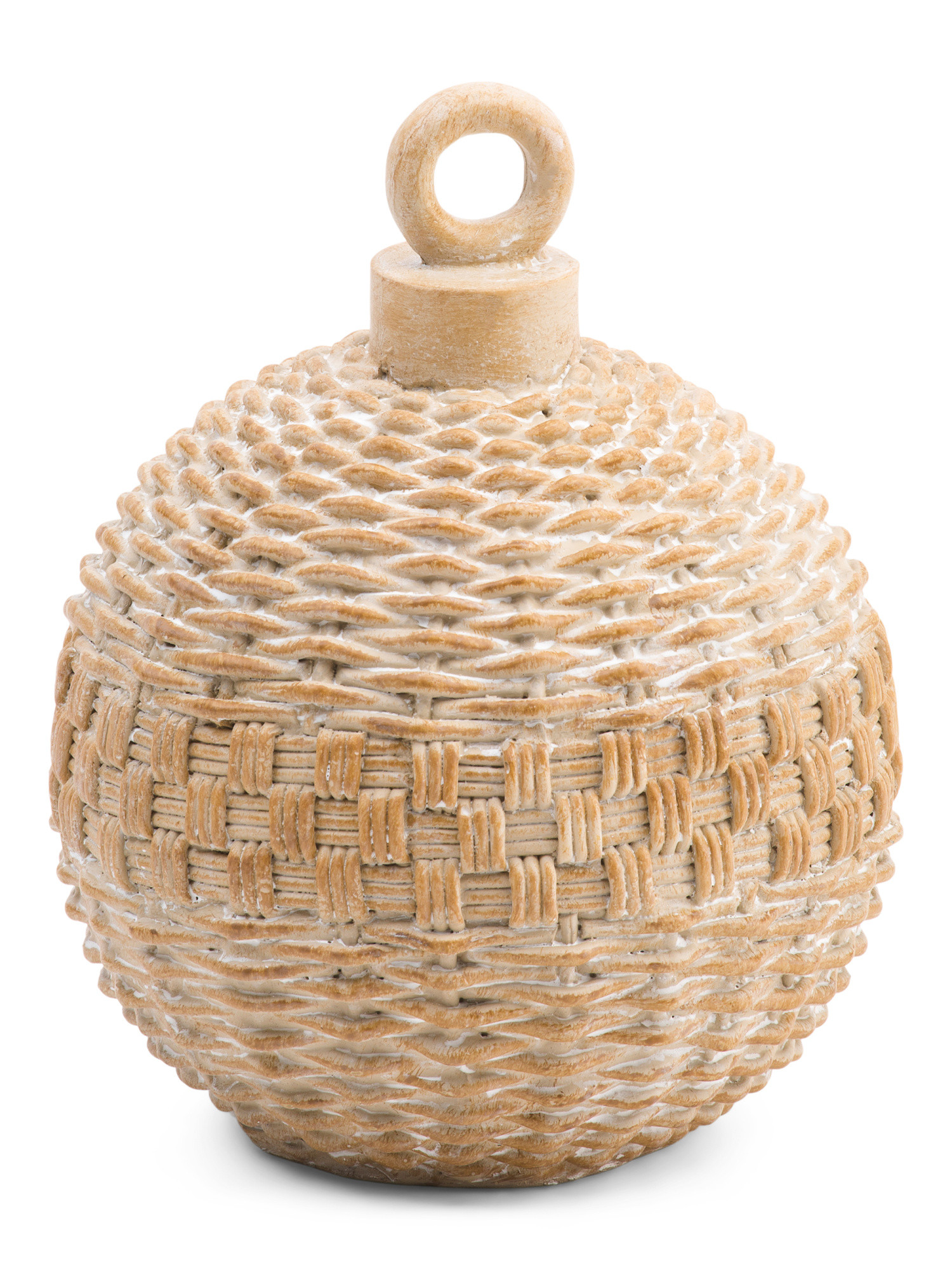 Resin Rattan Look Bell | TJ Maxx