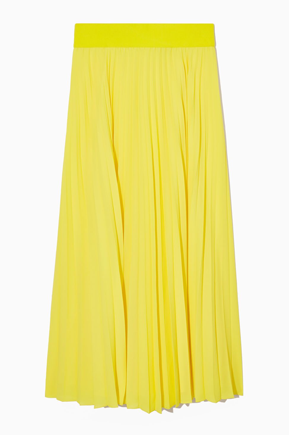 ELASTICATED PLEATED MIDI SKIRT | COS (US)