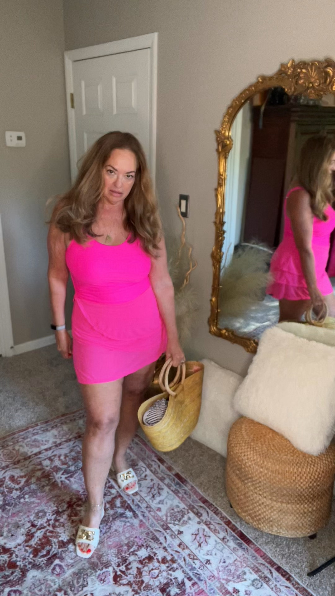 A beautiful stylish swimsuit in a swimdress with a mesh tiered skirt. It offers great coverage and still delivers 
Nice style. 

#LTKMothersDay #LTKSwim #LTKTravel