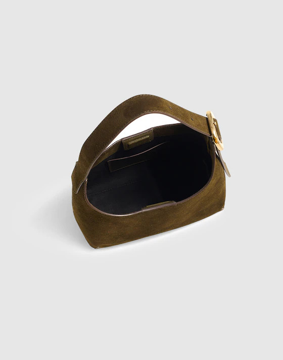 The Sculptural-Buckle Shoulder Bag | Madewell | Madewell