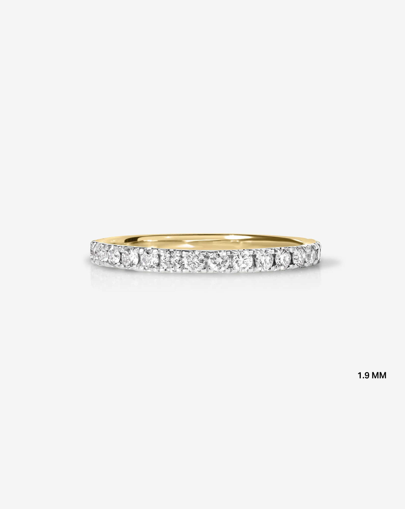 1.9 mm Perfect Pavé Diamond Ring | Ring Concierge