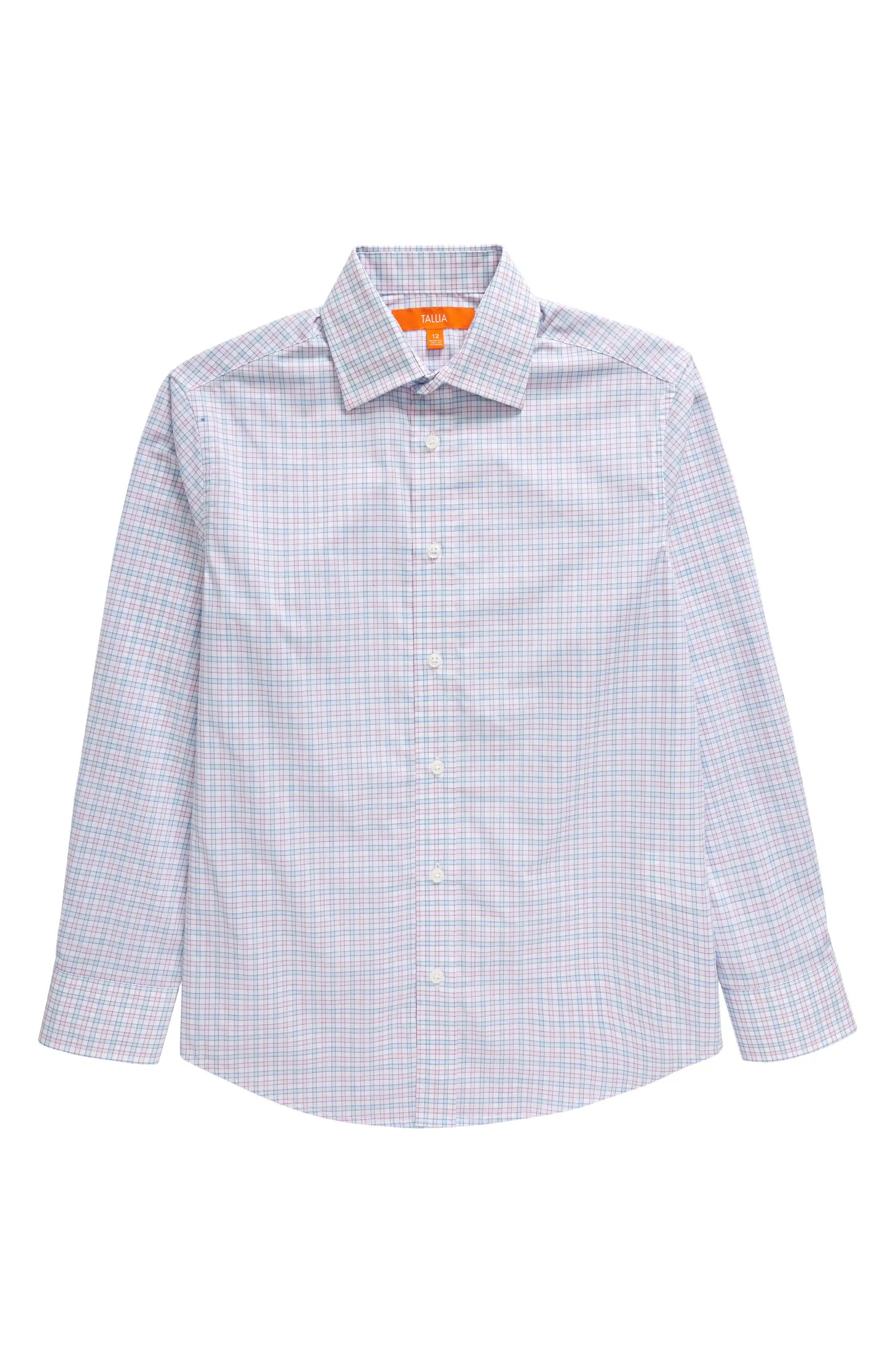 Tallia Kids' Plaid Dress Shirt | Nordstrom | Nordstrom