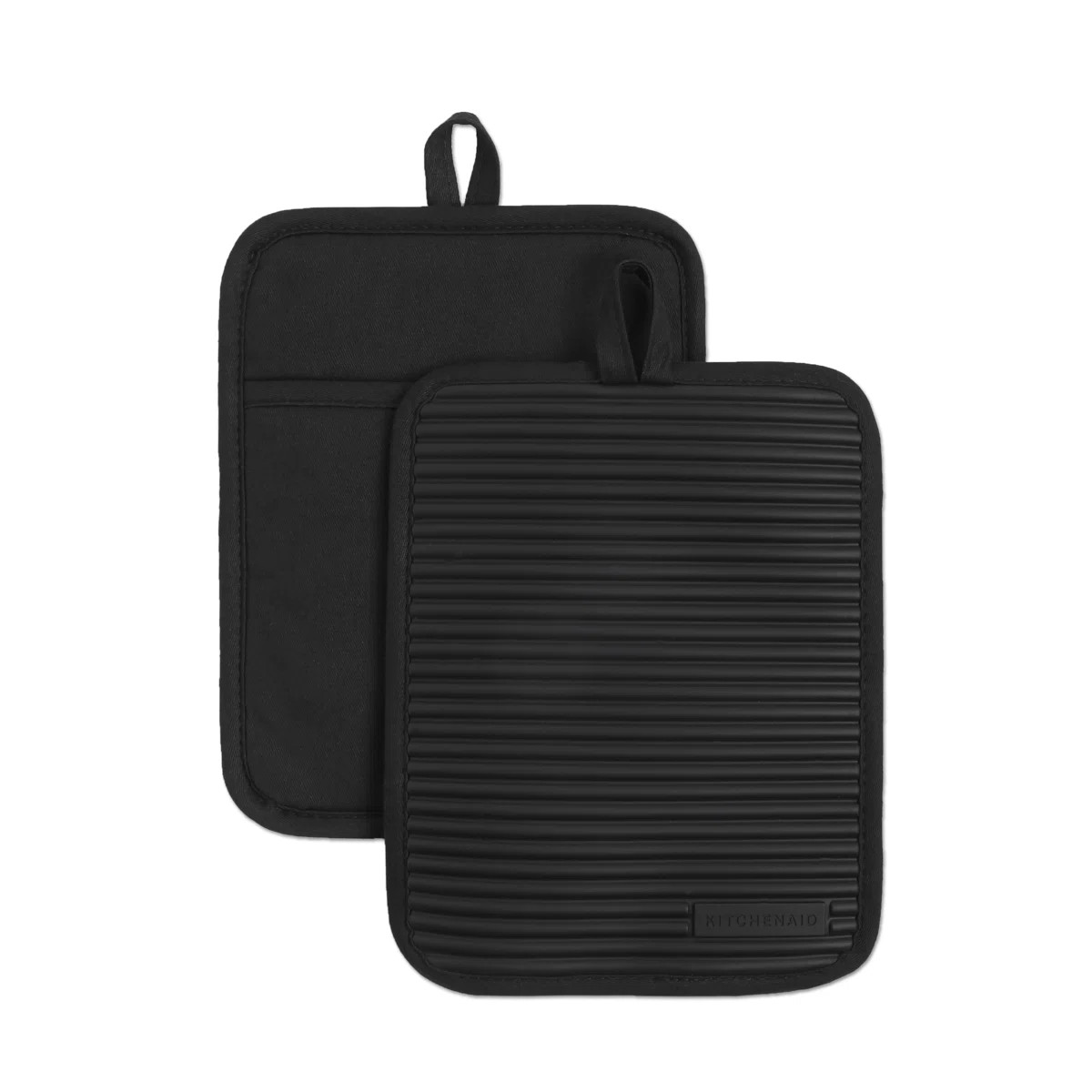 KitchenAid Ribbed Soft Silicone Potholder (Set of 2) | Wayfair North America