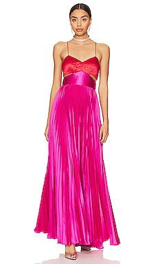 AMUR Elodie Gown in Red Rose & Magenta from Revolve.com | Revolve Clothing (Global)