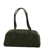 made in italy suede helios satchel with tote | TJ Maxx