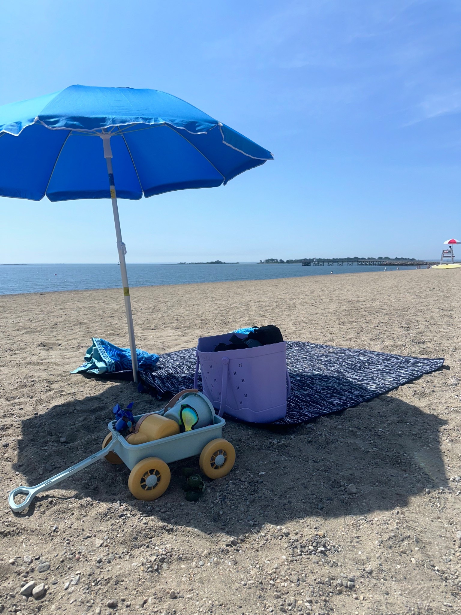 Catch us at the beach all summer long ! #summer #beachumbrella #beachblanket #beachtote 

#LTKKids #LTKSummerEdit #LTKFindsUnder100