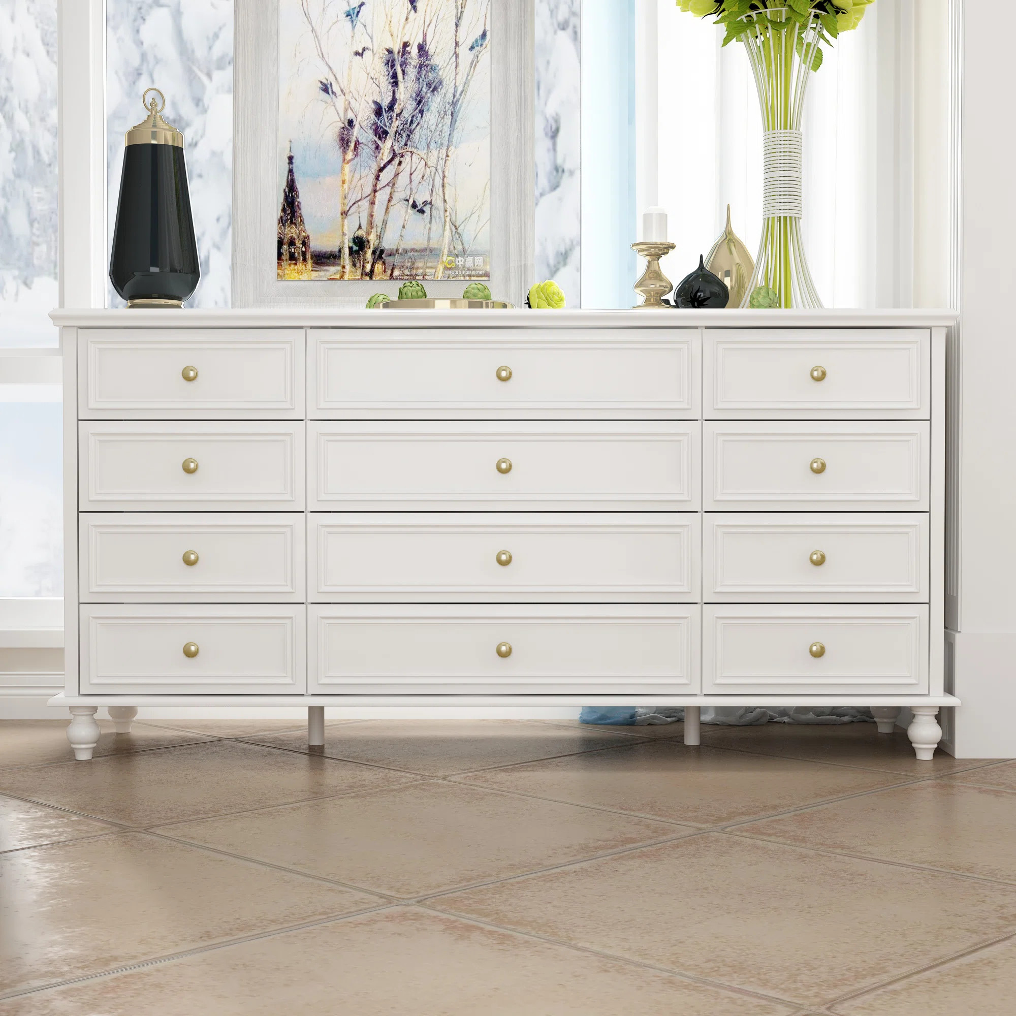 12-Drawer Accent Chest With Elegent Design | Wayfair North America