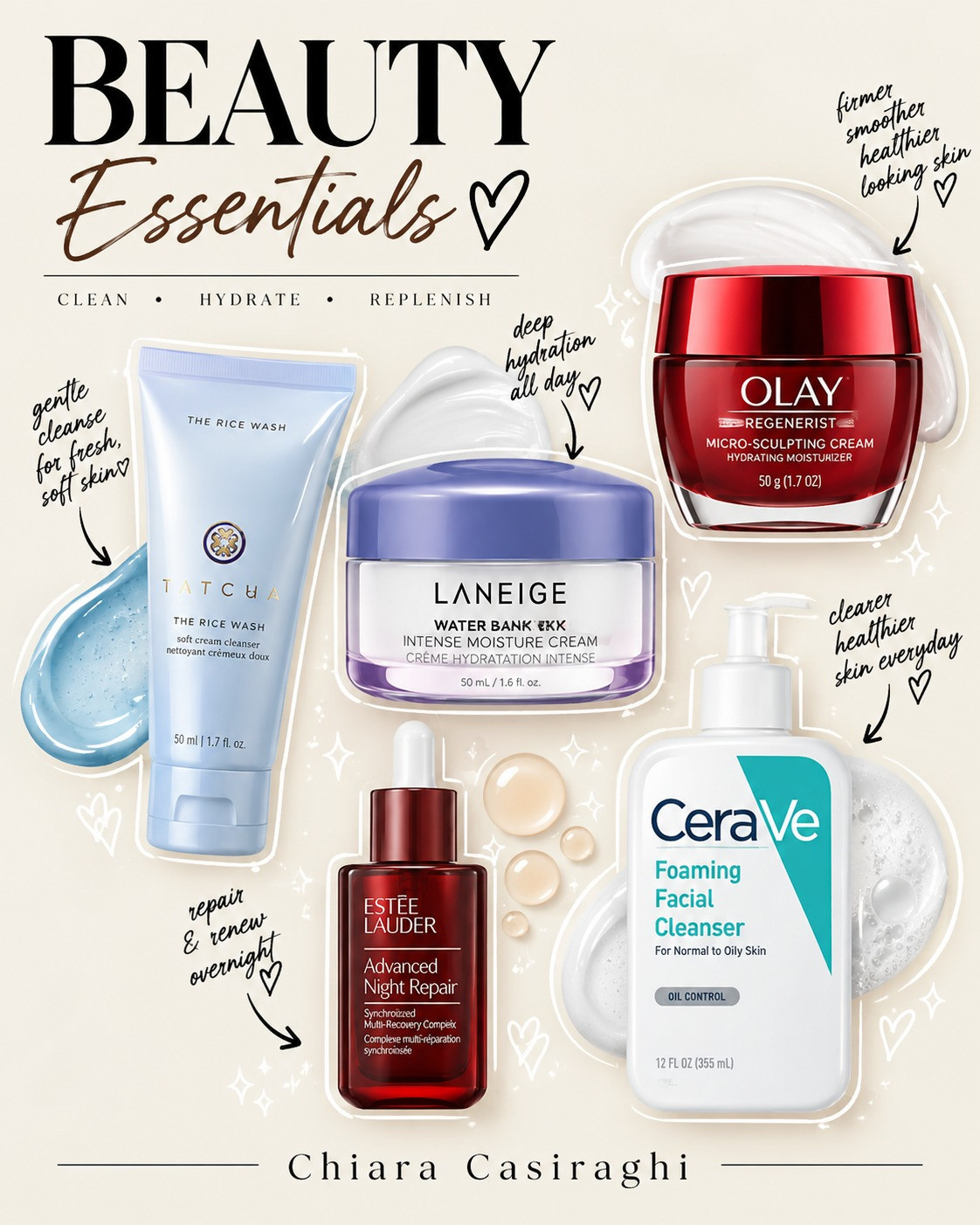 Elevate your skincare routine with these essentials for clean, hydrated, and replenished skin. #ChiaraCasiraghi
 

 #LTKvlog #LTKU #LTKSaleAlert
