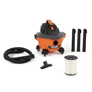 6 Gallon 3.5 Peak HP NXT Wet/Dry Shop Vacuum with Filter, Locking Hose and Accessories | The Home Depot