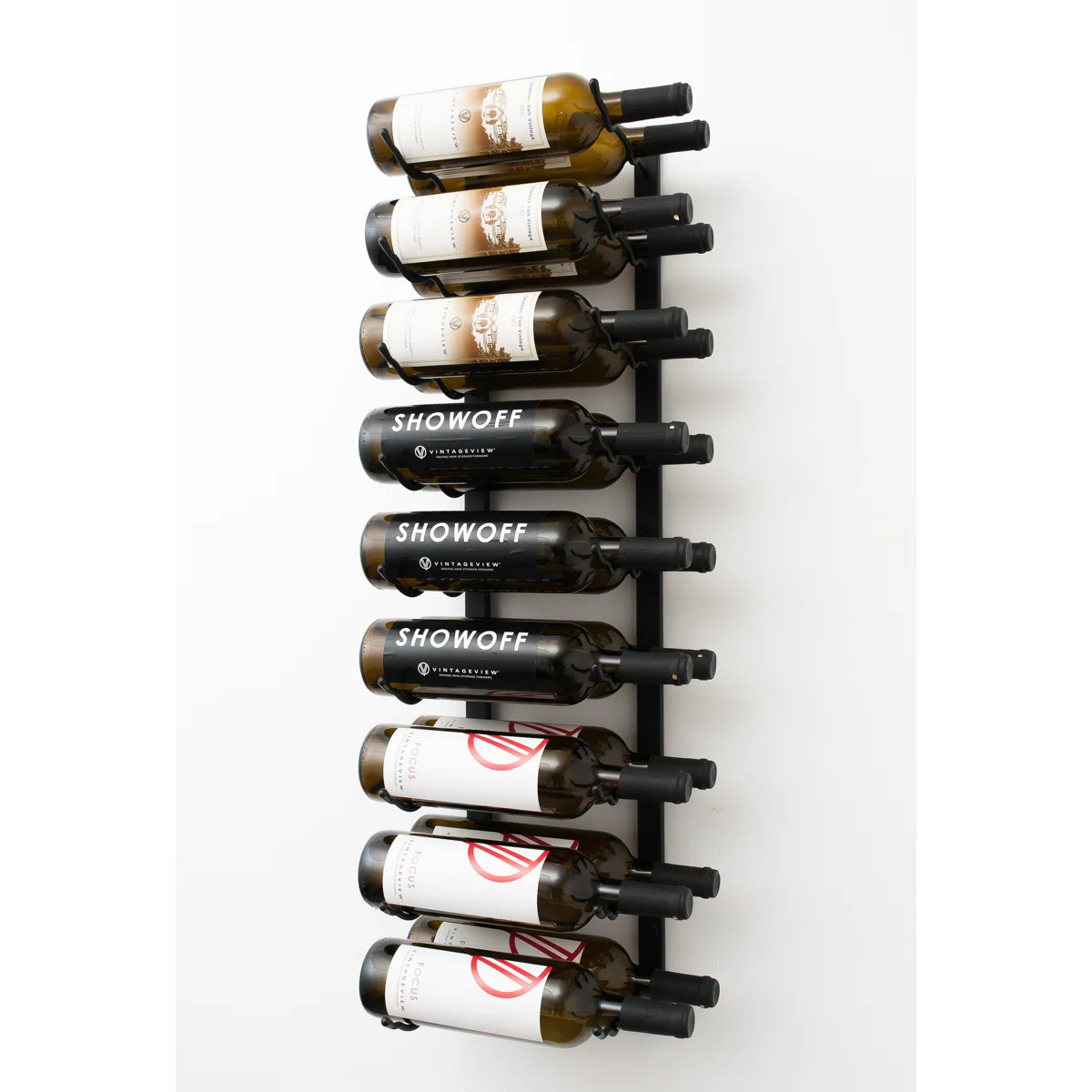 Indurial 18 Bottle Wall Mounted Wine Bottle Rack | Wayfair North America