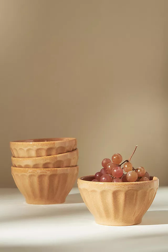 Reactive Glazed Latte Bowls, Set of 4 | Anthropologie (US)
