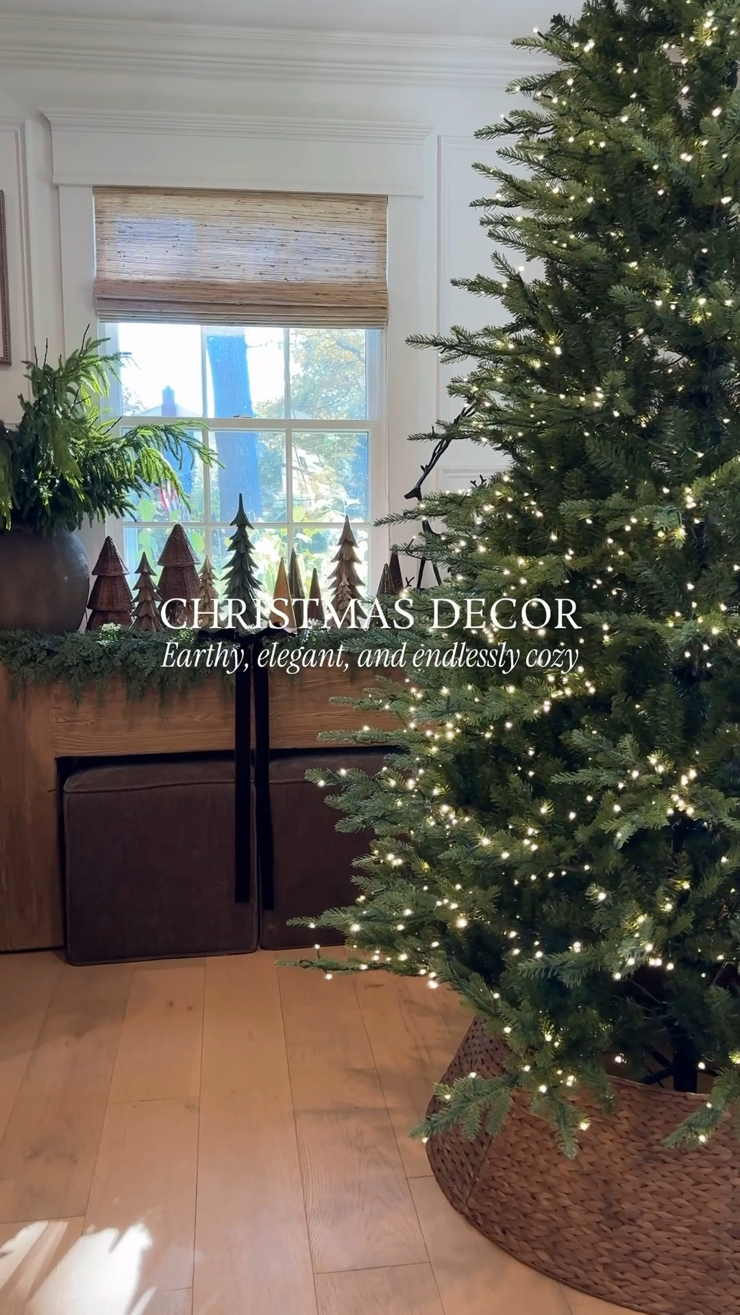 Earthy, elegant, and endlessly cozy — a Christmas inspired by nature’s palette. 🤎 Holiday decorating is in the works. More to come soon!
#dpiahome #christmasdecor #holidaydecor #organicmodern #earthy 



#LTKHoliday #LTKHome #LTKSaleAlert