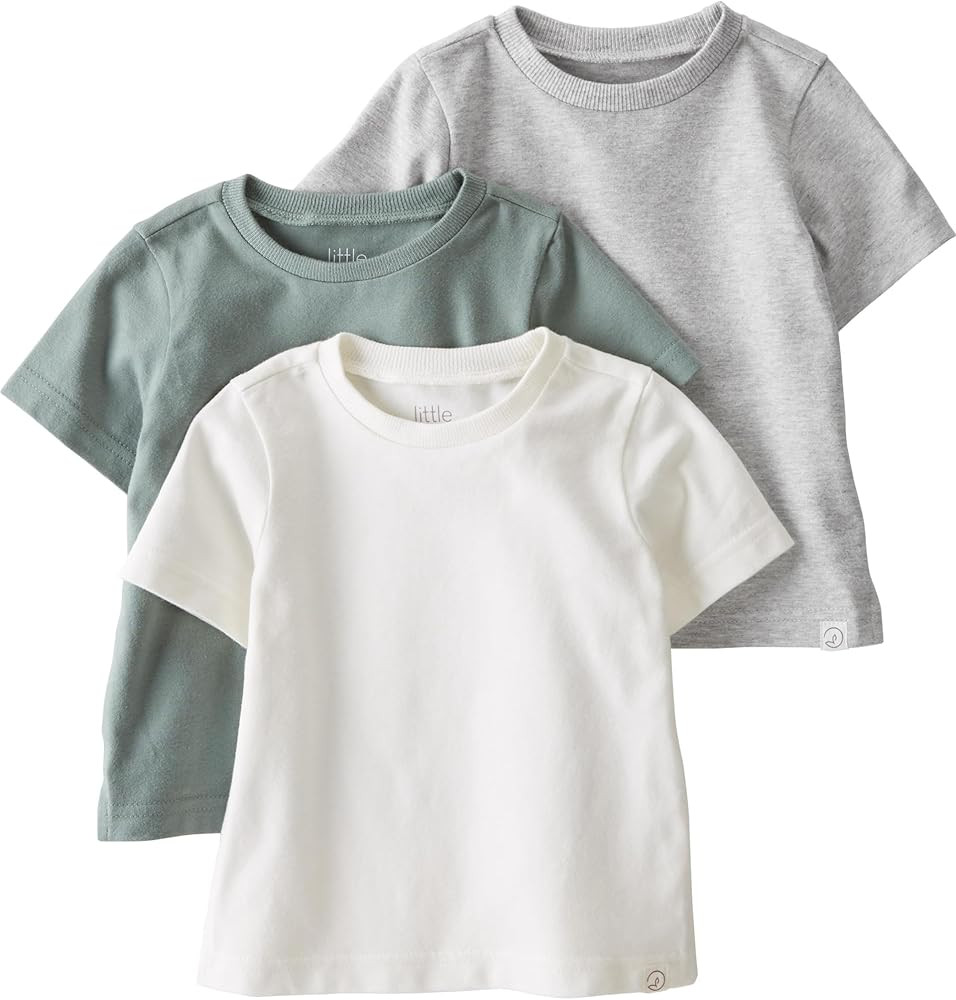 little planet by carter's Baby 3-Pack Tops Made with Organic Cotton | Amazon (US)