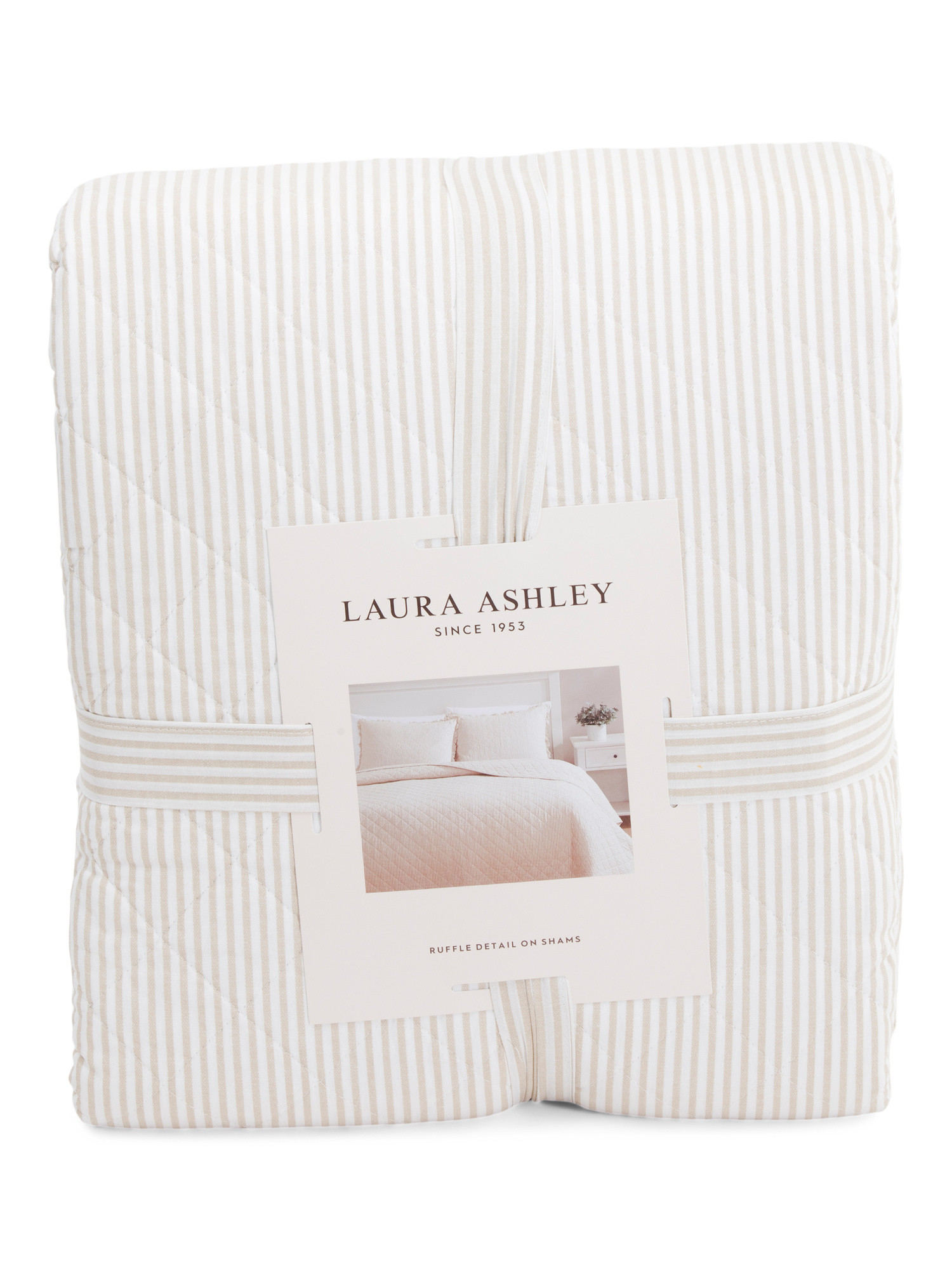 Oxford Stripe Quilt Set | TJ Maxx