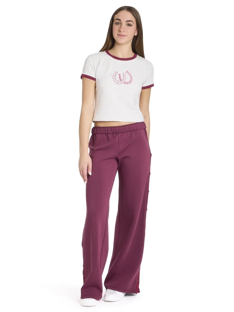 Mills by Millie Bobby Brown Women's Side Snap Pants, Sizes XXS-XXL | Walmart (US)