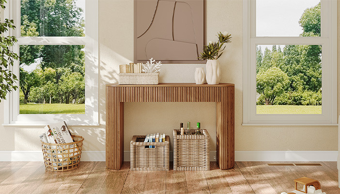 BEST SELLERRolf 47" Oval Console Table | Hernest