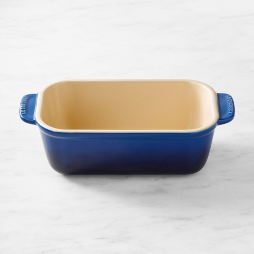 Le Creuset San Francisco Stoneware Loaf Pan, 9"", Lapis | Williams-Sonoma