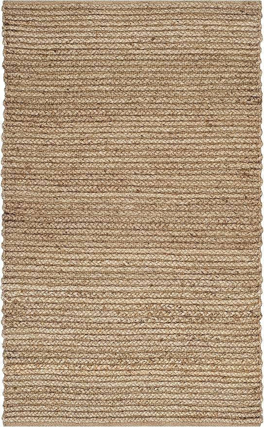 Safavieh Cape Cod Collection CAP355A Handmade Braided Jute Accent Rug, 2' x 3', Natural | Amazon (US)