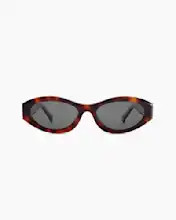 Milan Polarized Acetate Sunglasses in Ginger Tortoise With Grey Lens | Quince