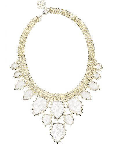 Gretchen Statement Necklace in Crackle Crystal | Kendra Scott