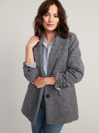 Soft-Brushed Oversized Blazer for Women | Old Navy (US)