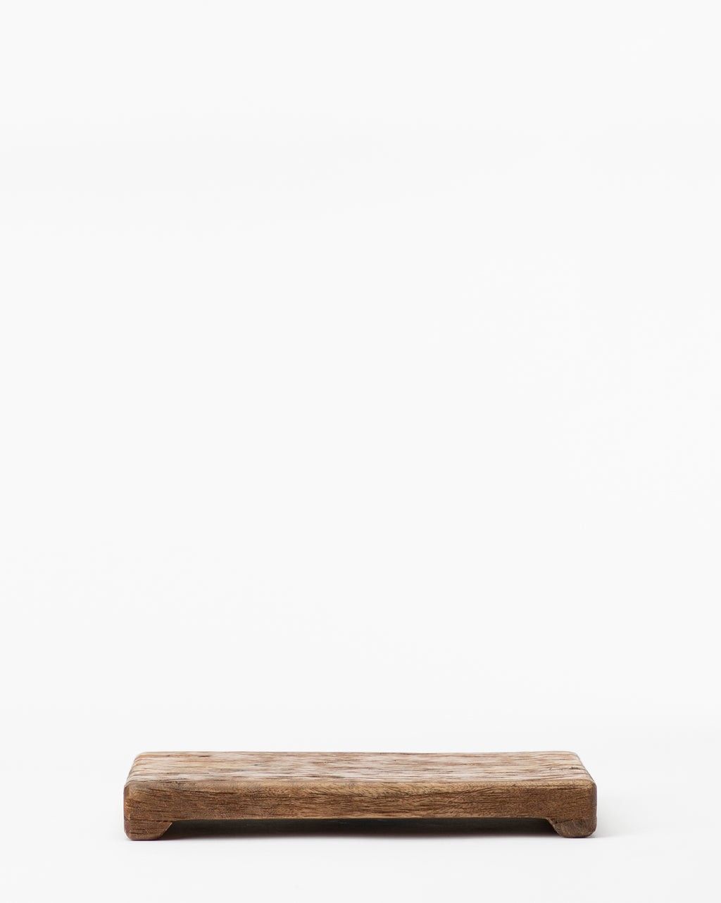 Mango Wood Rectangular Pedestal | McGee & Co.